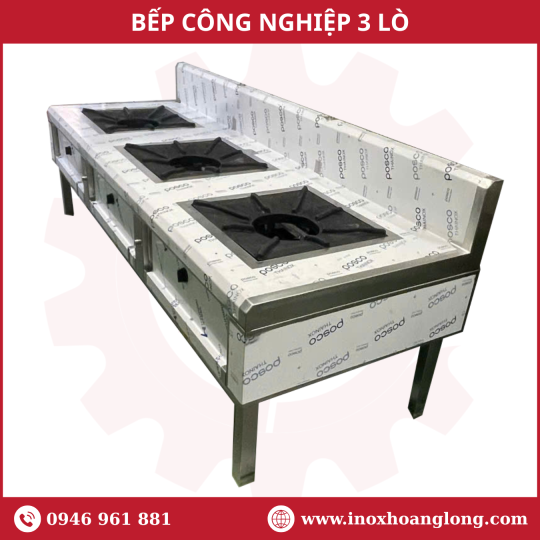 Bếp Công Nghiệp 3 Lò