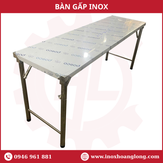 Bàn Gấp Inox