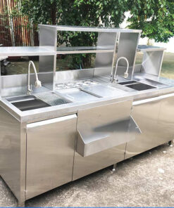 Quầy pha chế inox